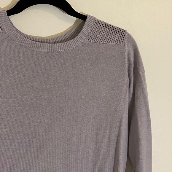 Lululemon Back to Balance Long Sleeve Sweater Light Purple - Picture 5 of 6
